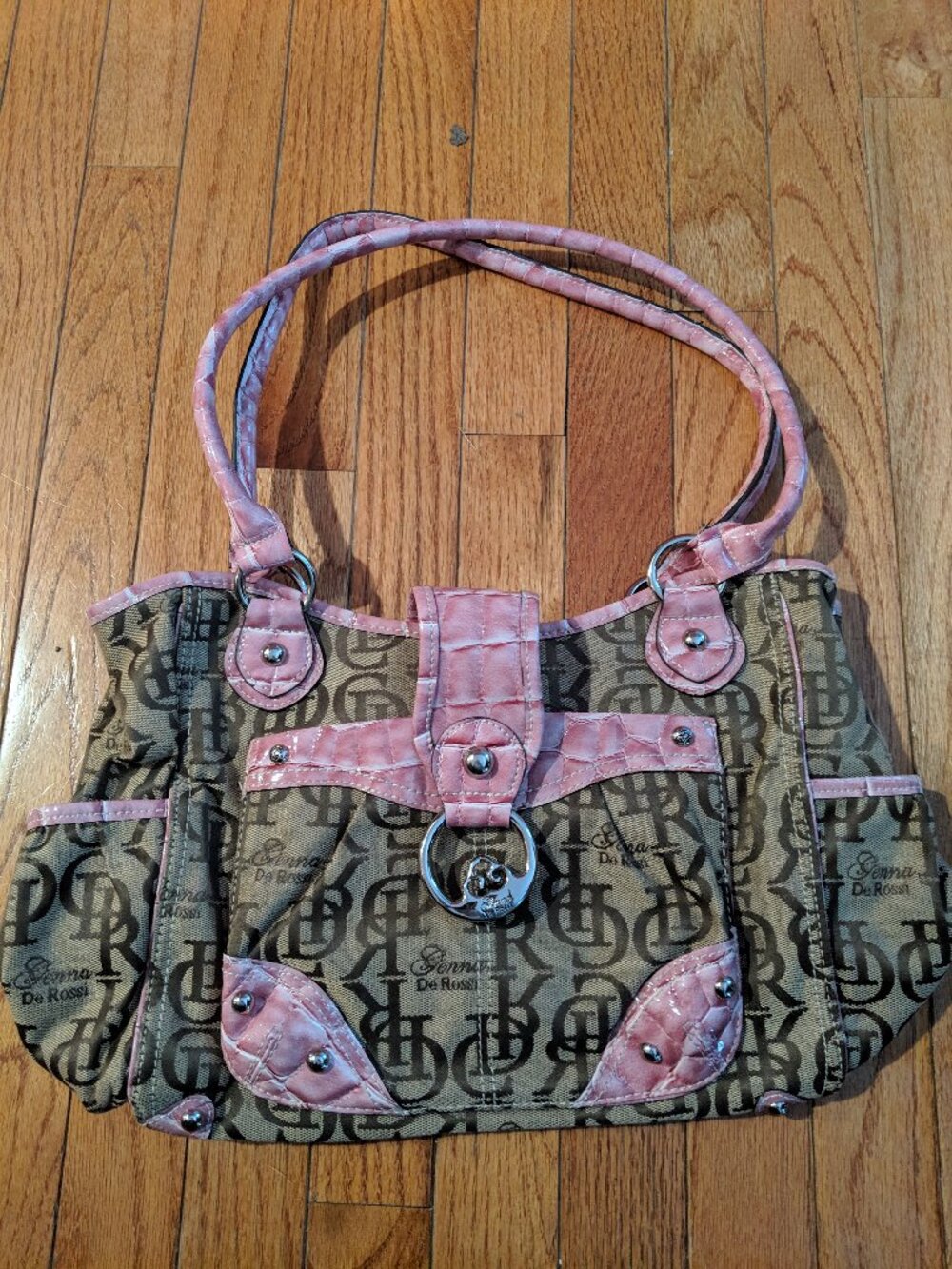 Genna De Rossi canvas shoulder bag